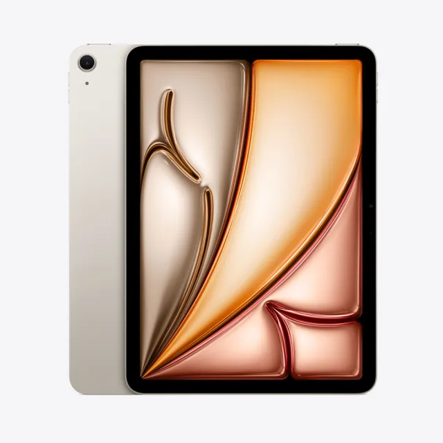 【Apple】2024 iPad Air 11吋/WiFi/128G(三折筆槽殼+鋼化保貼組)