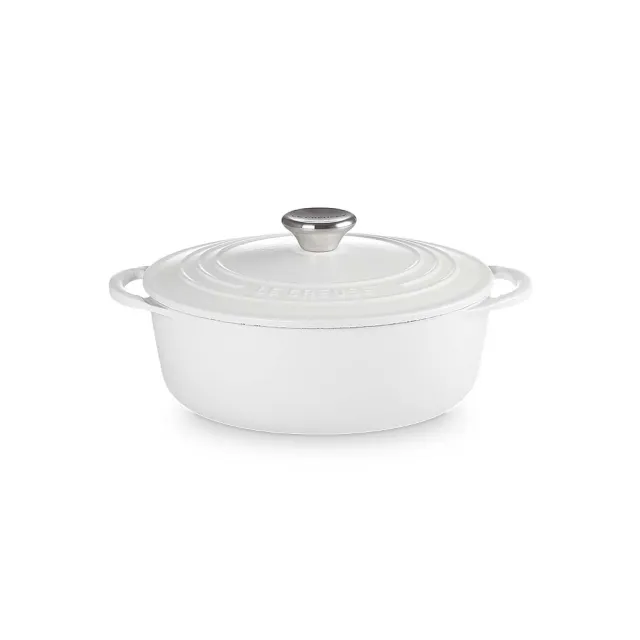 【Le Creuset】BIS琺瑯鑄鐵鍋圓鍋 22cm 薰衣草/藍色迷霧/棉花白/櫻桃紅(2.6L淺鍋 多色選一)