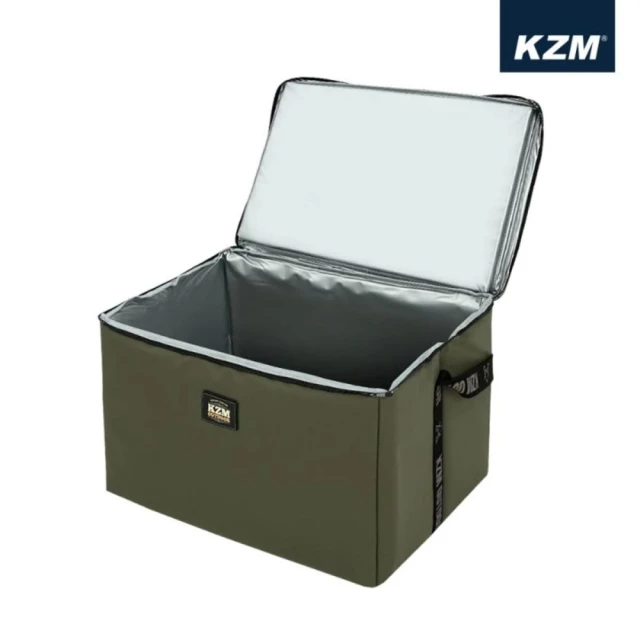 KZMKZM 素面個性保冷袋 45L 軍綠色(K20T3K008)