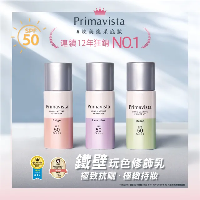 即期品【SOFINA 蘇菲娜】Primavista四色任選★無畏光玩色修飾乳 SPF50 PA+++(25ml)