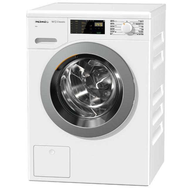 Miele WCG120 洗衣機，專為高效洗滌設計，採用220V定頻單槽結構，容量6-10kg適閤中小型家庭。全不鏽鋼內槽耐用防鏽，潔白外觀簡約優雅。核心洗脫功能確保衣物徹底清潔並快速脫水。附贈說明書、保卡，享2年完整保固。Miele品質保證，選購Miele WCG120定頻洗衣機，享受專業級洗衣體驗！