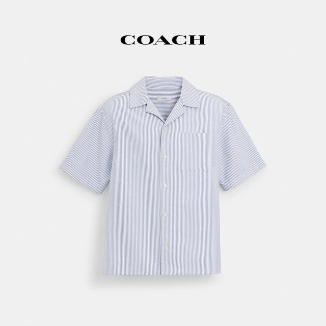 COACH蔻馳官方直營 ELIAS經典Logo丹寧布腰包-青