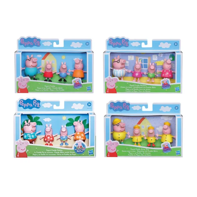 【ToysRUs 玩具反斗城】Peppa Pig粉紅豬小妹 佩佩豬家族角色組- 隨機發貨