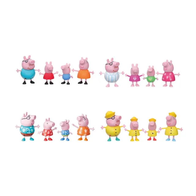 【ToysRUs 玩具反斗城】Peppa Pig粉紅豬小妹 佩佩豬家族角色組- 隨機發貨