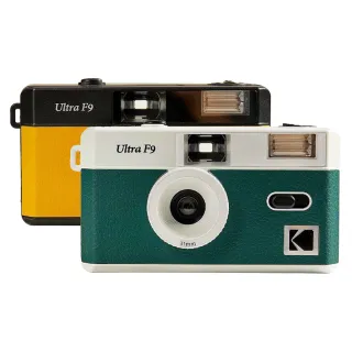 【Kodak 柯達】Ultra F9 Film Camera復古底片相機柯達-台灣公司貨(買再贈底片/標準31mm/定焦鏡頭/入門首選)
