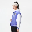 【Dickies】女款淺紫色撞色拼接胸前老虎圖案徽章休閒夾克｜DK010804D05