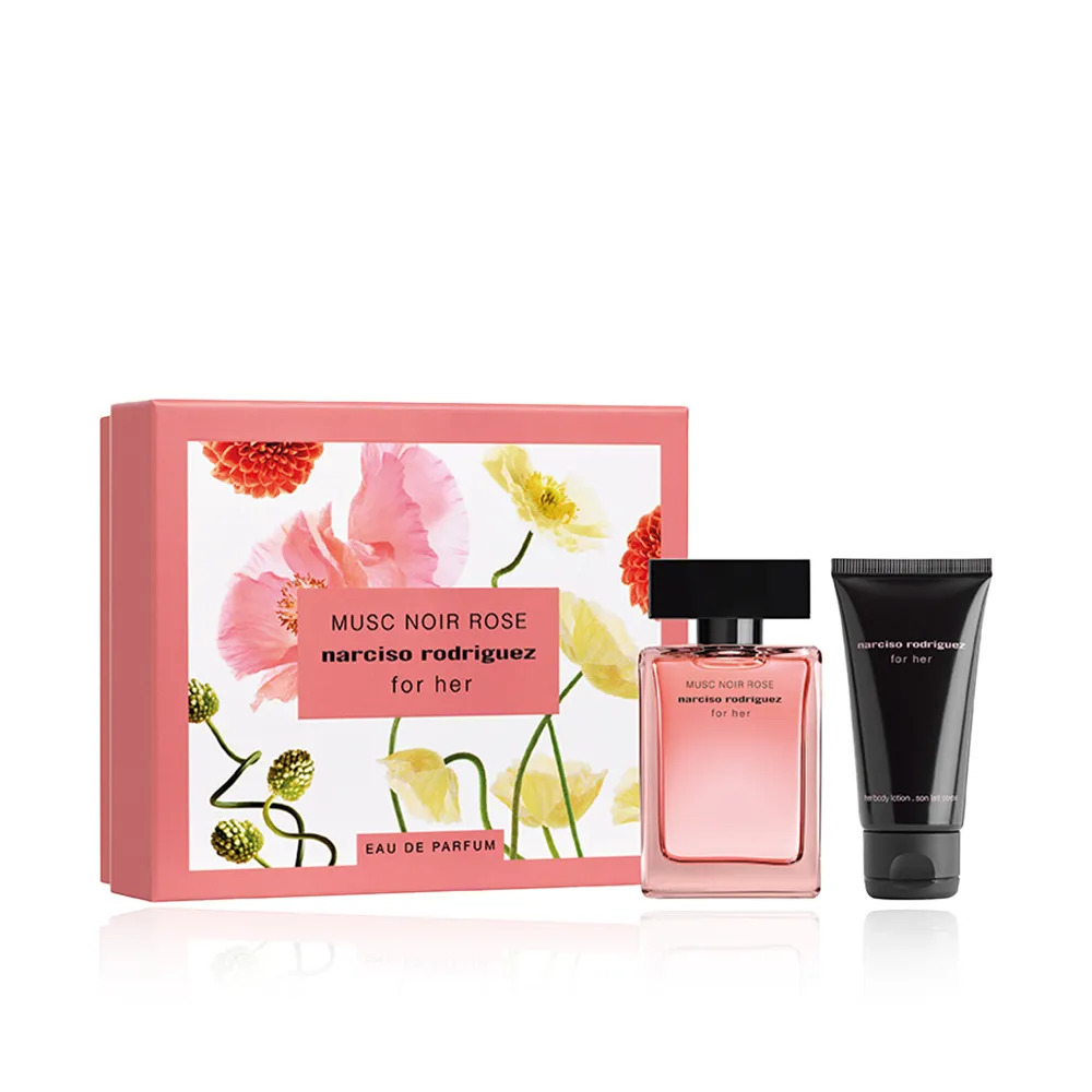 【NARCISO RODRIGUEZ納西索 官方直營】嫣紅繆思淡香精禮盒(淡香精50ml+身體乳50ml)