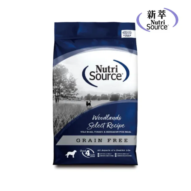 【Nutri Source 新萃】NS天然寵糧無穀全齡犬糧 15lb/6.8kg(狗糧、狗飼料)