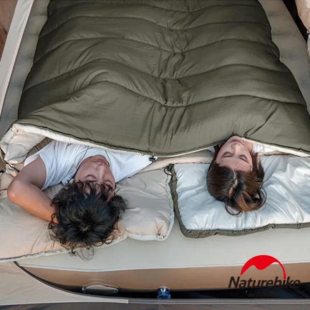 【Naturehike】LD250靈動可機洗拼接帶帽信封睡袋 SD016(台灣總代理公司貨)