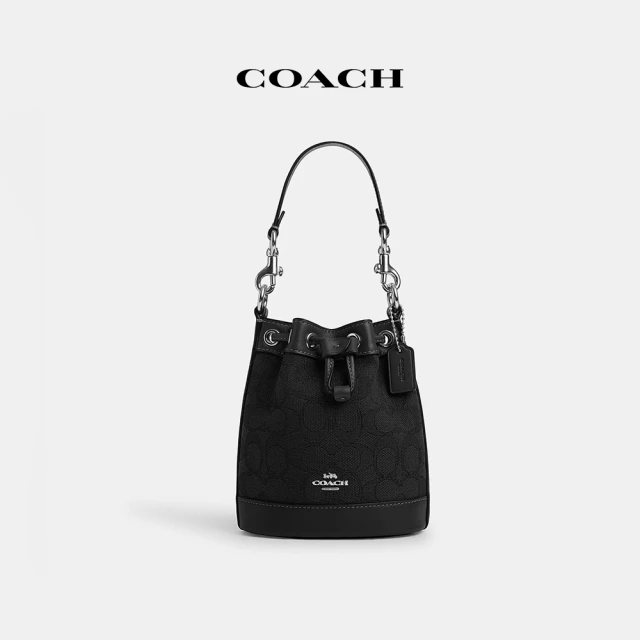 COACH蔻馳官方直營 ELIAS經典Logo丹寧布腰包-青