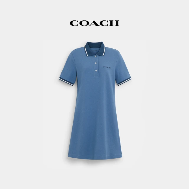 COACH蔻馳官方直營 棉質經典Logo方形愛心圖案T恤-白