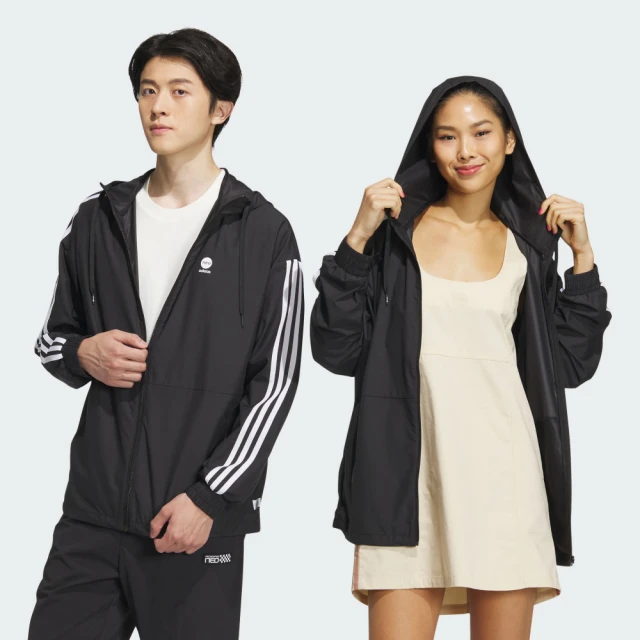 adidas 官方旗艦 ESSENTIALS 連帽外套 男/女 IA4962