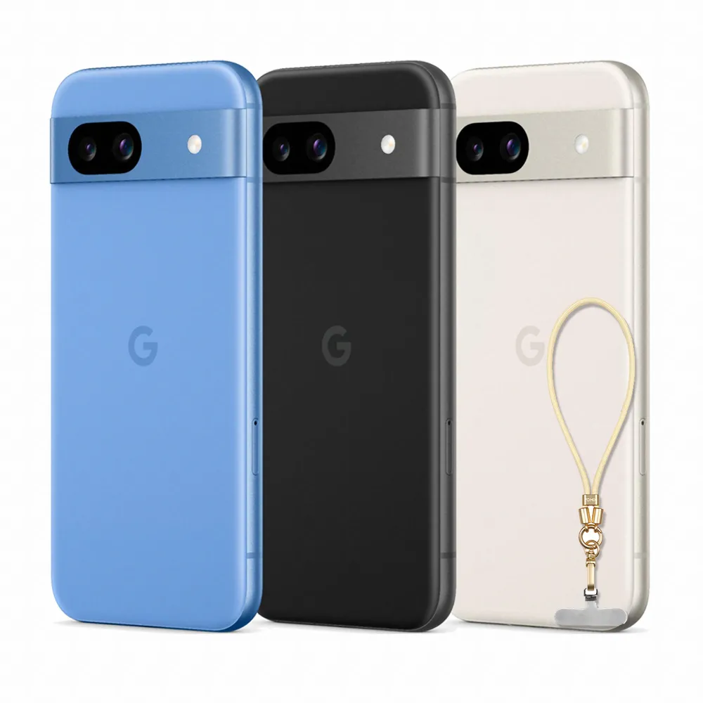 【Google】Pixel 8a 6.1吋 5G(8G/128G/Google Tensor G3/6400萬像素/AI手機)(手腕掛繩組)