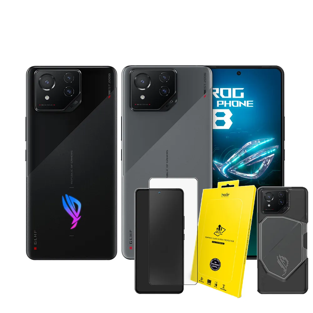 【ASUS 華碩】電競版惡魔殼組ROG Phone 8 5G 6.78吋(16G/512G/高通驍龍8 Gen3/5000萬鏡頭畫素/AI手機)