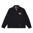 【Dickies】BCA 聯名－女款黑色胸前簡約印花刺繡艾森豪夾克｜DK012214BLK