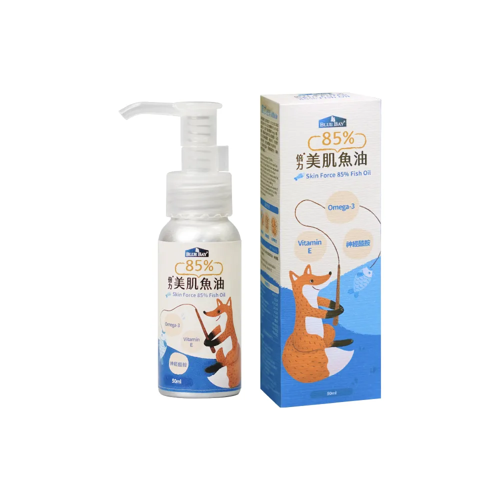 【Blue Bay 倍力】倍力85%美肌魚油 50mL