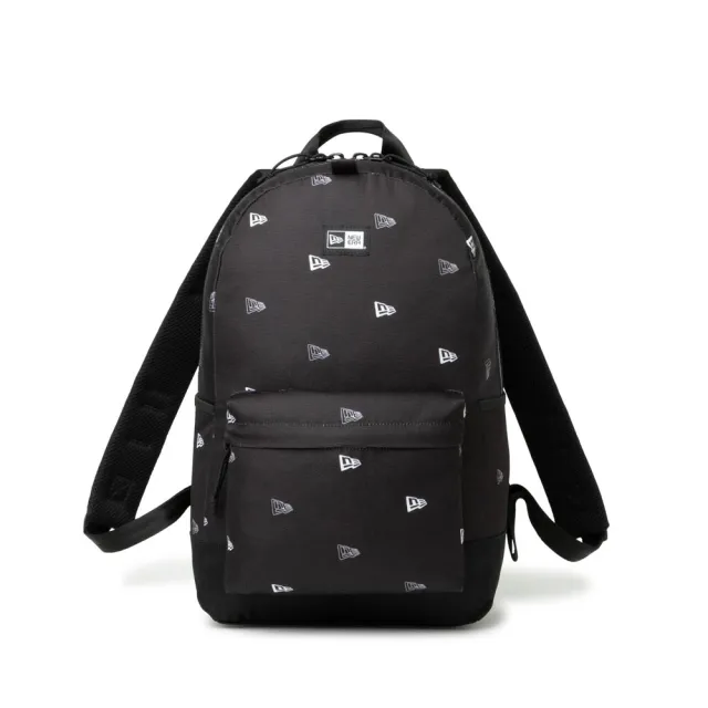 【NEW ERA】雙11 NEW ERA 男 女 後背包 日版LIGHT PACK NE MONOGRAM黑(NE14201361)