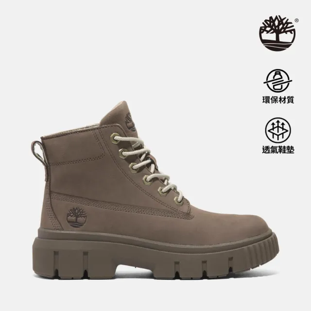 【Timberland】女款棕色中筒休閒靴