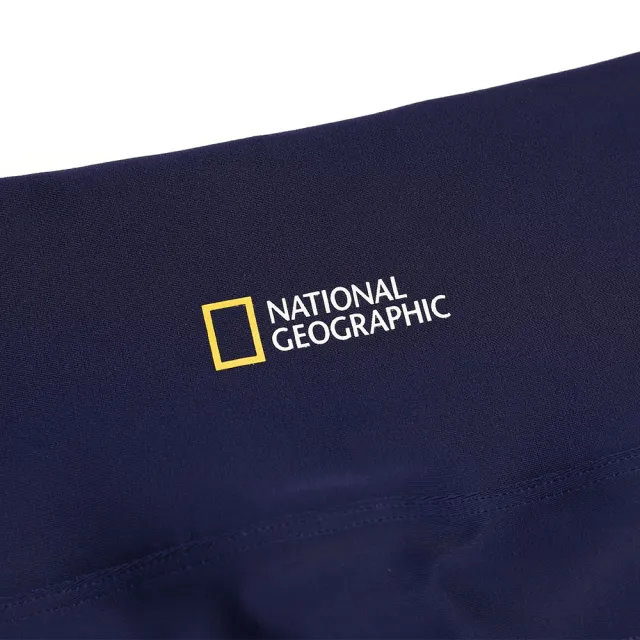 【National Geographic 國家地理官方旗艦】女裝 高腰防曬緊身褲 - 深藍色
