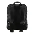 【BALLY】On The Go Round 條紋尼龍後背包_贈收納袋(黑色)