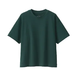【MUJI 無印良品】女天竺圓領短袖T恤(共7色)
