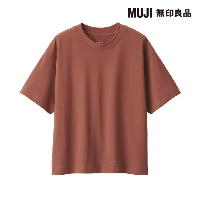 【MUJI 無印良品】女天竺圓領短袖T恤(共7色)