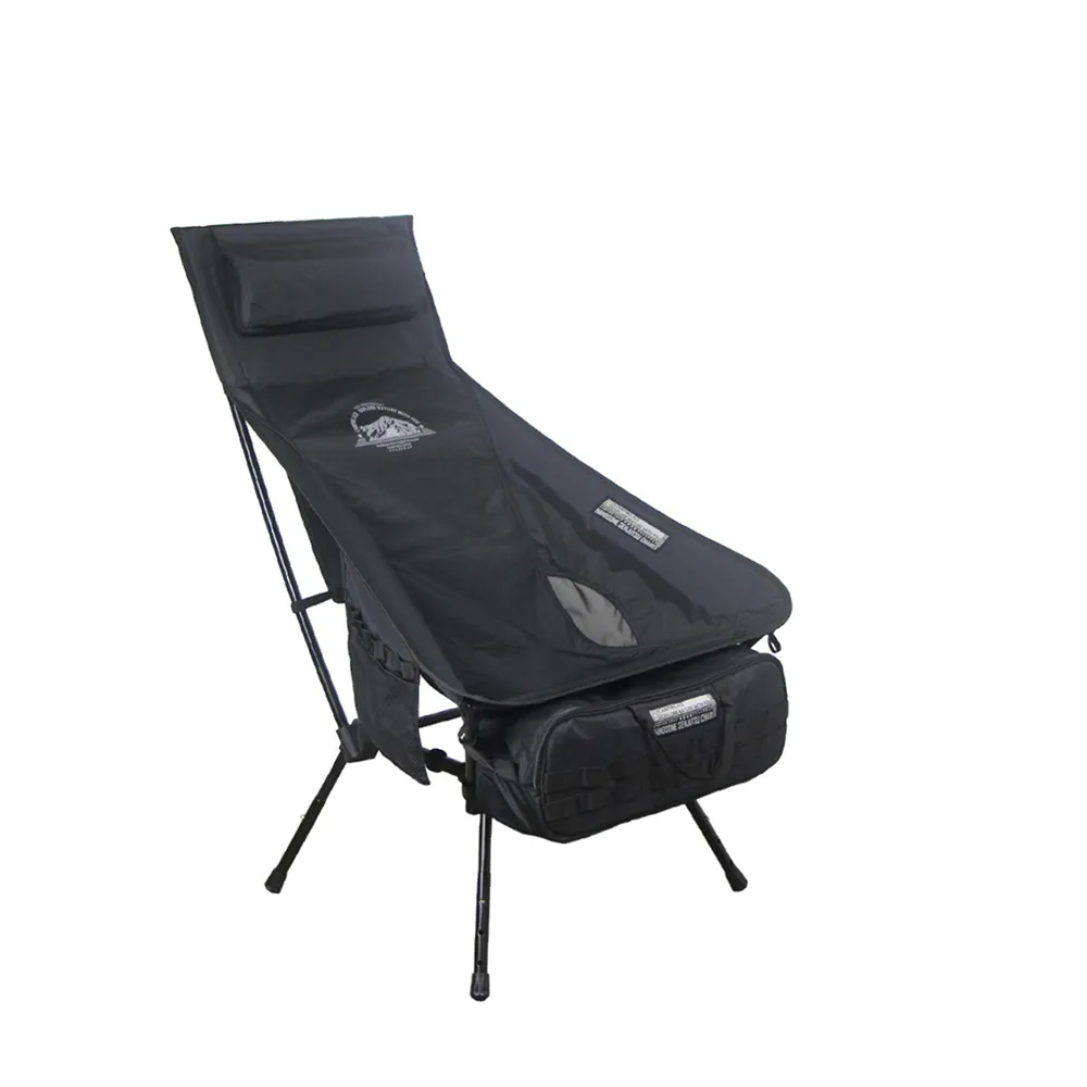 【Camping Ace】太空躺椅-高 ARC-6T(黑森戰術椅 折疊椅 露營椅 月亮椅 露營椅子)
