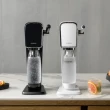 【Sodastream-超值鋼瓶組】ART 拉桿式自動扣瓶氣泡水機 白/黑(加碼送2隻鋼瓶 含原箱共3隻)