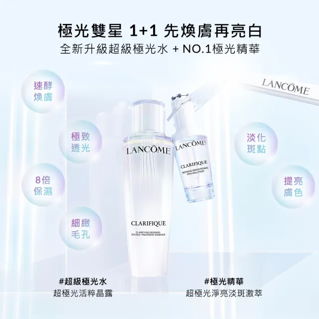 【蘭蔻】官方直營 超級極光水雙入組(LANCOME/超級極光水/雙入組/全新升級)