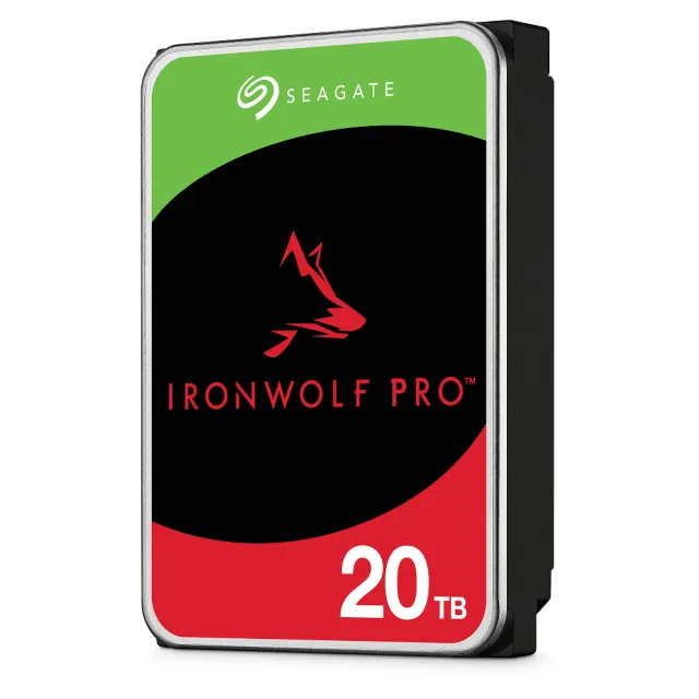 【SEAGATE 希捷】IronWolf Pro 20TB 3.5吋 7200轉 256MB NAS內接硬碟(ST20000NT001)