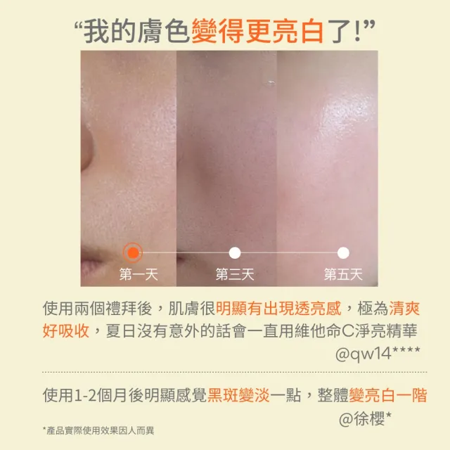 【INNISFREE】維他命C精華+棉片集中亮白組