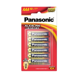 【Panasonic 國際牌】大電流鹼性電池(4號12入)