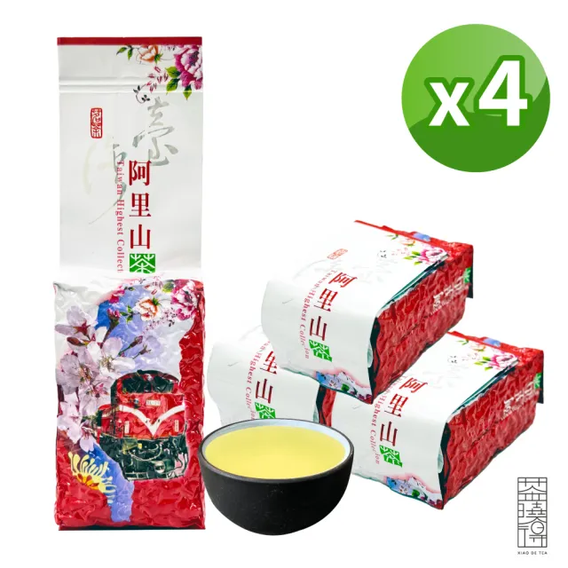 【茶曉得】阿里山奶香綿綿金萱(150gx4包-1斤)