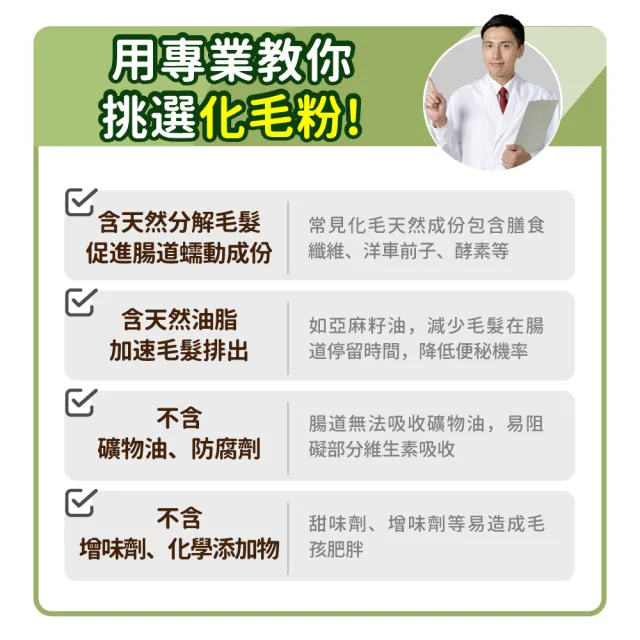 【毛孩時代】天然型態6合1專利化毛粉x10盒(貓狗保健食品/化毛粉/排毛粉/寵物保健)