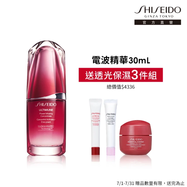 【SHISEIDO 資生堂國際櫃】紅妍超導循環肌活露30ml(電波精華/小紅瓶/精華液/旅行保養)