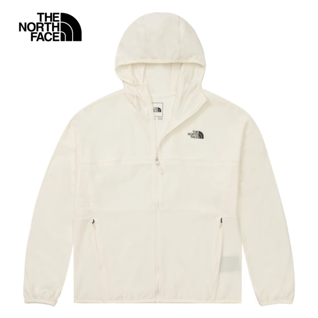 The North Face 北面女款白色防潑水防曬防風外套｜7WCP4HP