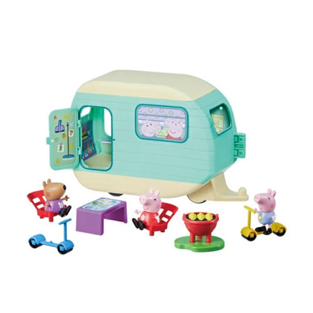 【ToysRUs 玩具反斗城】Peppa Pig 粉紅豬小妹 露營拖車遊戲組