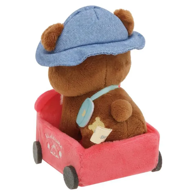 【San-X】拉拉熊 懶懶熊 露營系列 茶小熊迷你玩偶&草地車組 一起露營吧