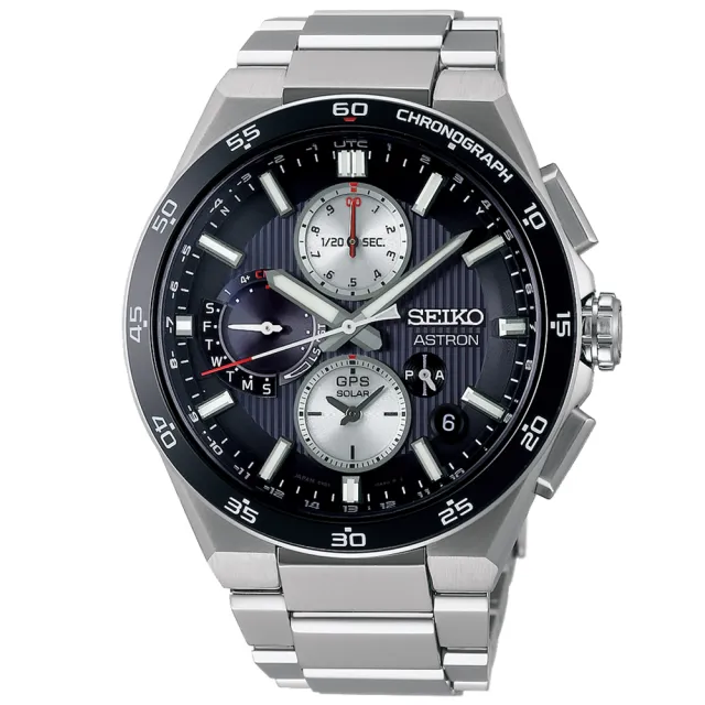 【SEIKO 精工】ASTRON系列 鈦金屬 GPS 太陽能計時腕錶 母親節 禮物 推薦(SSH151J1/5X83-0AA0D)