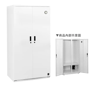 【收藏家】957公升對開式衣鞋包專用防潮衣櫃 AHD-1500MW(鋼製門板/經典加大主機/可拆掛衣桿/防潮箱)