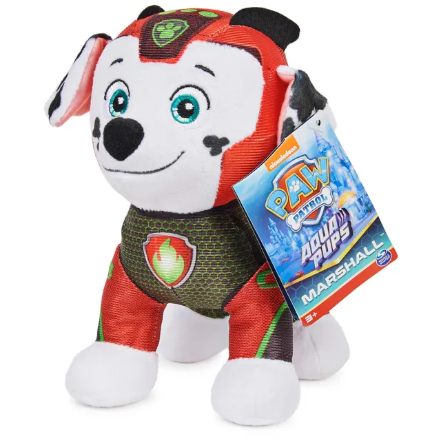 【PAW Patrol 汪汪隊立大功】水行狗狗隊系列8吋絨毛玩偶(汪汪隊絨毛玩具 毛絨狗狗立姿高約17-22.5公分)