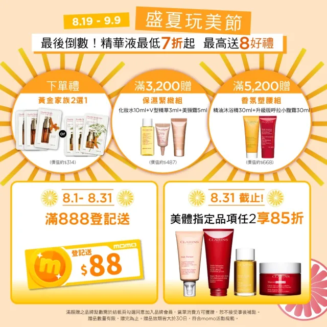 【CLARINS 克蘭詩】升級版比基尼美體霜200ml(美體神器)