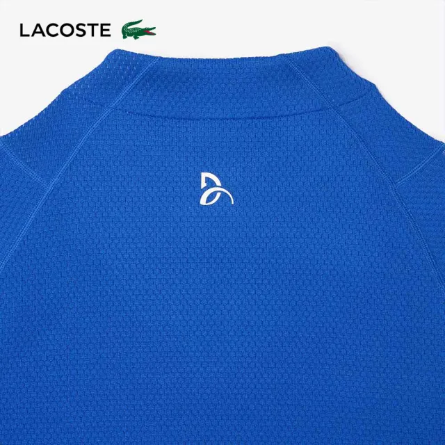 【LACOSTE】男裝-Lacoste Tennis x Novak Djokovic 運動夾克(藍色)