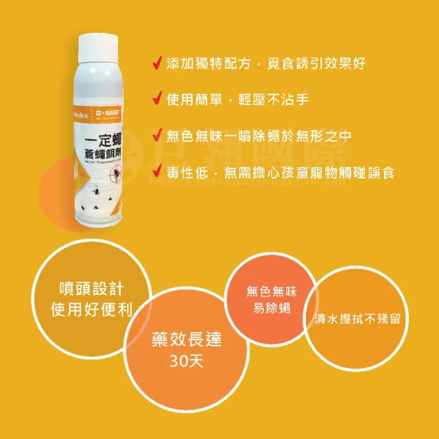 【一點絕】除蟑蠅超值1+1組(30g+568.4ml 德國巴斯夫出品/除蟑螂)