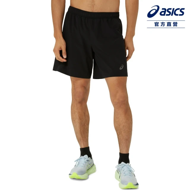 asics 亞瑟士 2IN1 7吋平織短褲 男款 防潑水 海外版 訓練下著(2031E777-001)