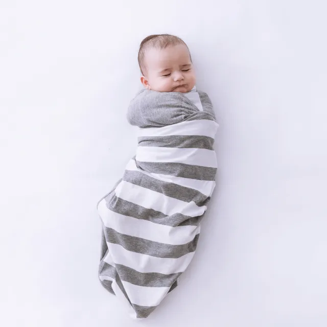 【美國 Swado】全階段靜音包巾兩件組-有機棉經典+竹纖維紗布(防驚嚇反射/有效安撫/防踢被/肚圍/階段性調整)