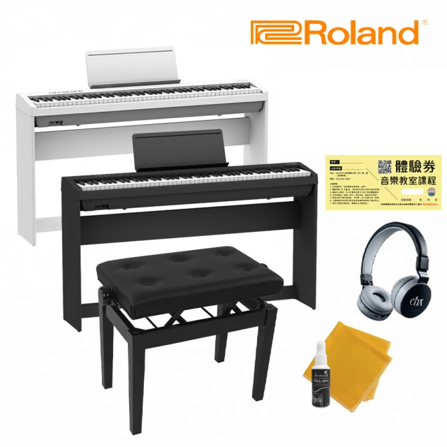 【ROLAND 樂蘭】FP-30X 88鍵 數位電鋼琴 白/黑(贈郵政禮券/耳機/保養組/三踏板/琴架/升降琴椅)