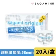 【sagami 相模】元祖002極潤加大L型 超激薄衛生套(20入/盒)