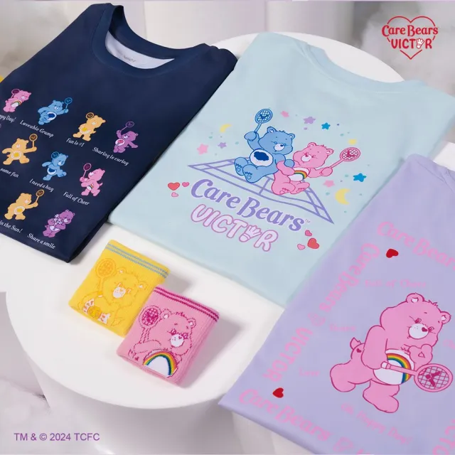 【VICTOR 勝利體育】VICTOR X Care Bears聯名系列T-Shirt(三款 多色選)