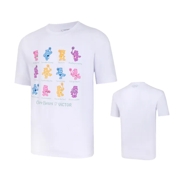 【VICTOR 勝利體育】VICTOR X Care Bears聯名系列T-Shirt(三款 多色選)